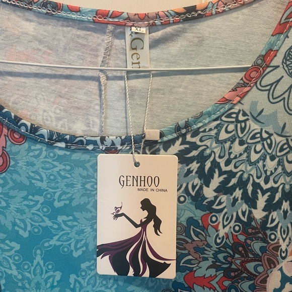 Genhoo boho style flowy dress with pockets CL - Picture 2 of 3